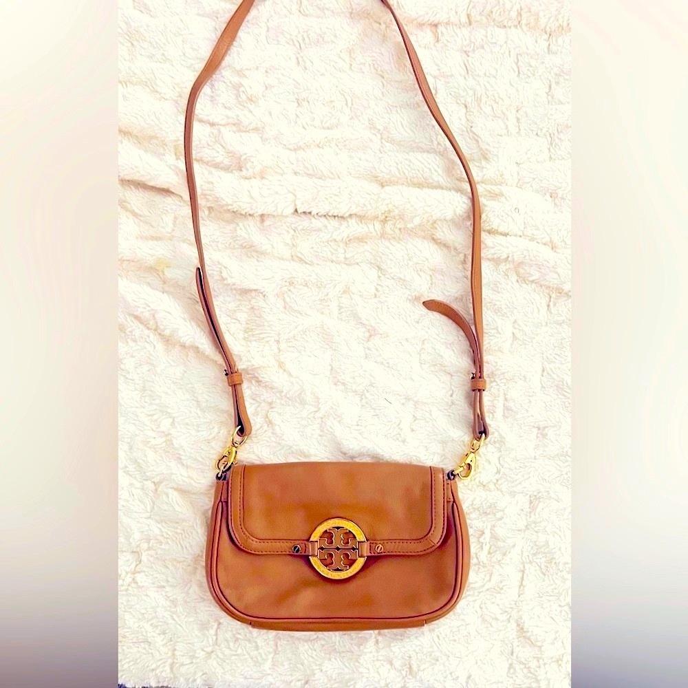 Tory Burch tan small crossbody